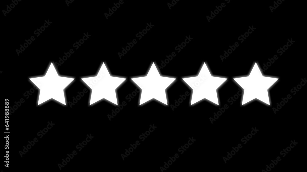 Obraz premium five star feedback, quality concept, high rating