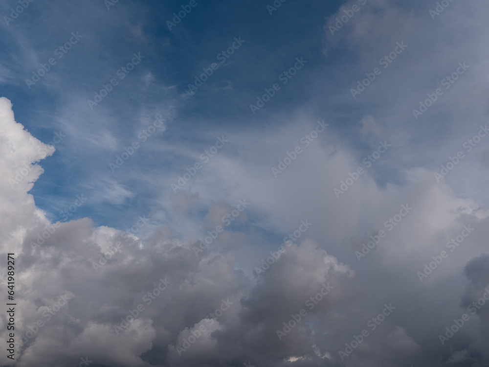 Beautiful various forms clouds in the high sky Beautiful various forms clouds in the high sky