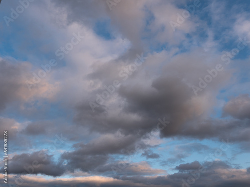 Fototapeta Naklejka Na Ścianę i Meble -  Beautiful various forms clouds in the high sky