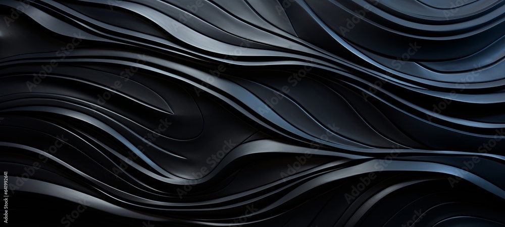 Abstract black anthracite gray color with gradients waves texture background panorama banner for web design backdrop wallpaper illustration Abstract black anthracite gray color with gradients waves texture background panorama banner for web design backdrop wallpaper illustration