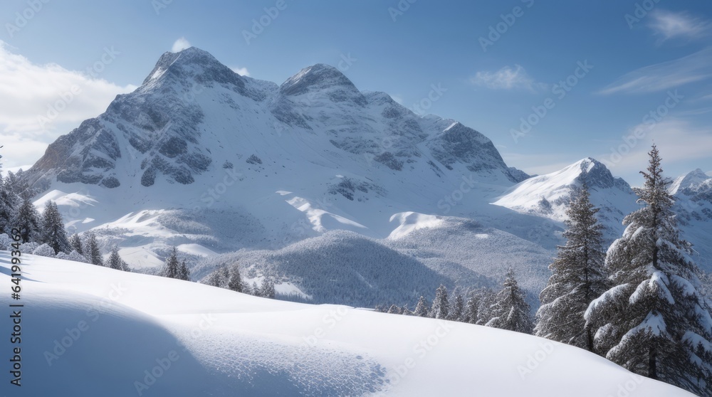 Winter in the Swiss Alps. Generative ai Winter in the Swiss Alps. Generative ai