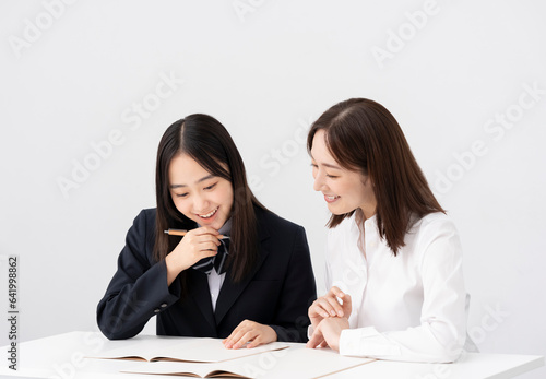 Foto 生徒と先生/個別指導/塾