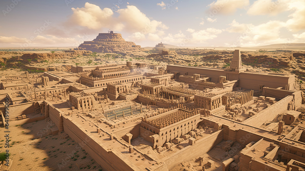 AI-powered archaeological simulations reconstructing ancient civilizations.