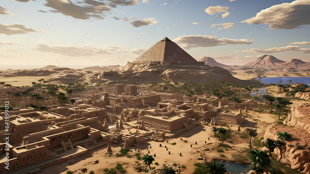 AI-powered archaeological simulations reconstructing ancient civilizations.