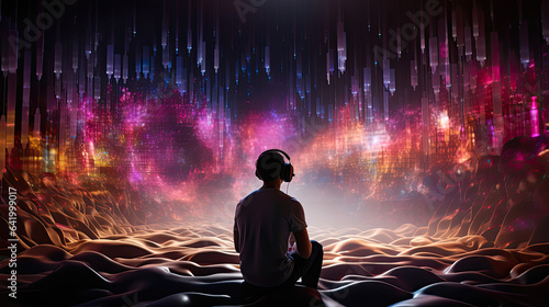 AI-enhanced soundscapes creating immersive auditory experiences.