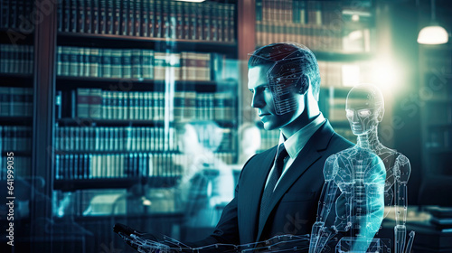 AI-augmented legal research providing efficient case analysis.