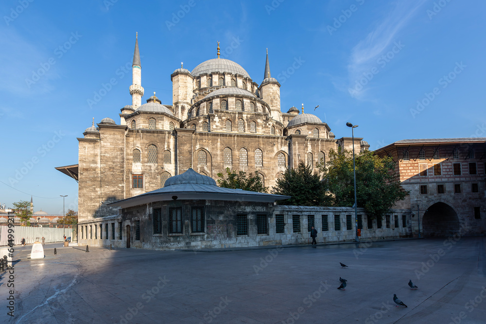 New Mosque (Yeni Cami) in Eminonu district of Istanbul in Turkey.