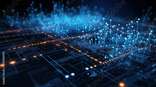 Quantum machine learning transforming healthcare analyzing complex medical data for insights. photo