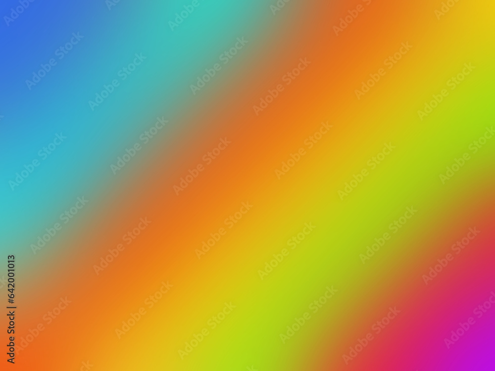 Top view, Rainbow color abstract texture for background or stock photos, Copy space, webdesign,gradiant paint backdrop,colores,blue orange yellow red purple