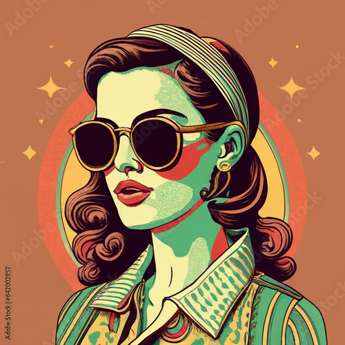 Retro vintage style user avatar metaverse web3