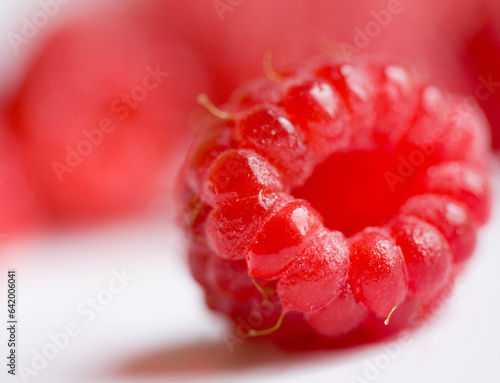 Close up of a raspberry
 photo