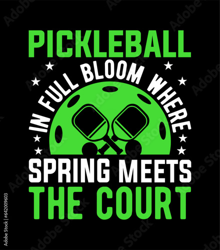 Pickleball t-shirt design, Fitness, pickleball vector, t shirt design, Funny Pickleball t shirt design, inspirational, typography t-shirt design.