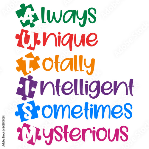 Autism - Autism Awareness Illustration