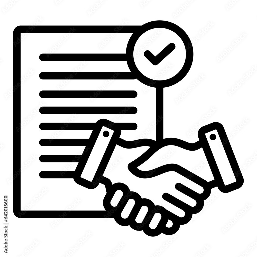 Partnering Agreement Outline Icon