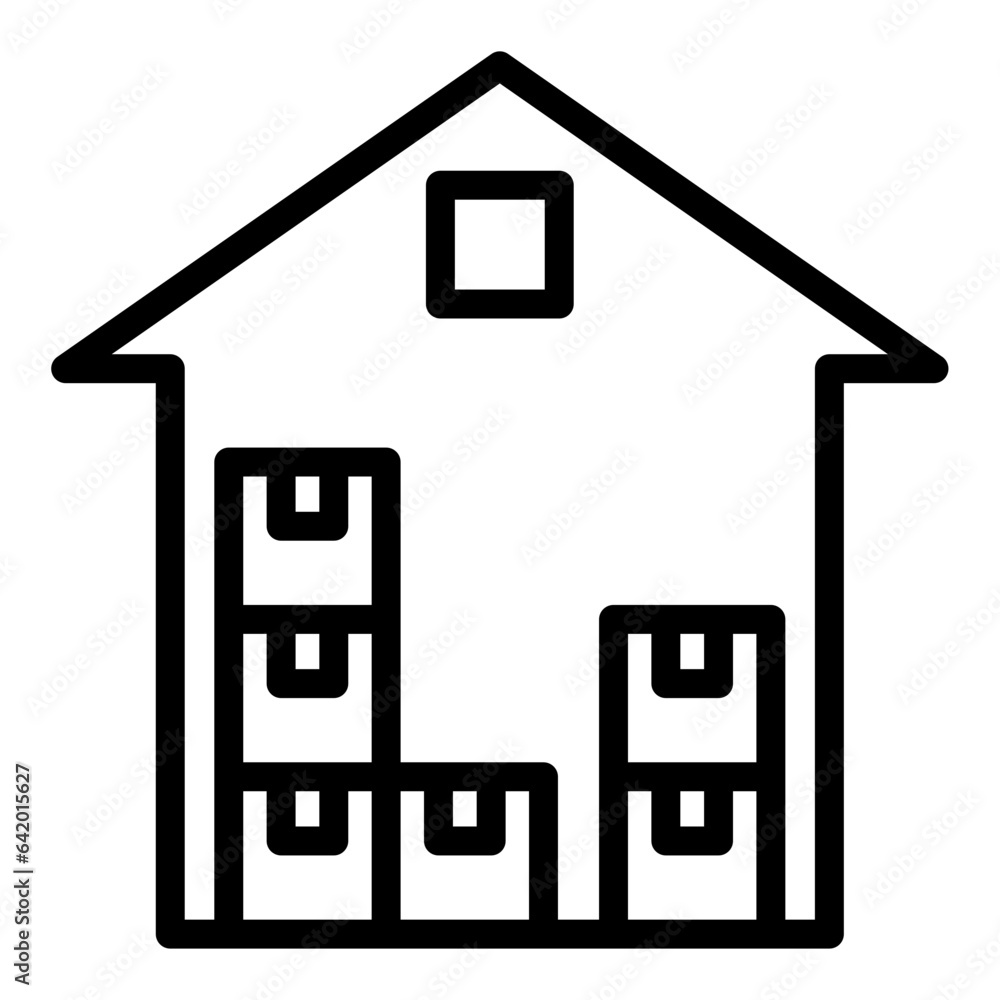 Wholesaler Outline Icon Wholesaler Outline Icon