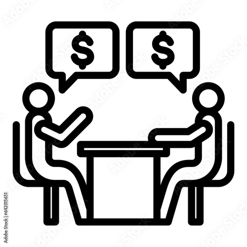 Renegotiation Outline Icon