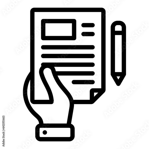 Take It Outline Icon