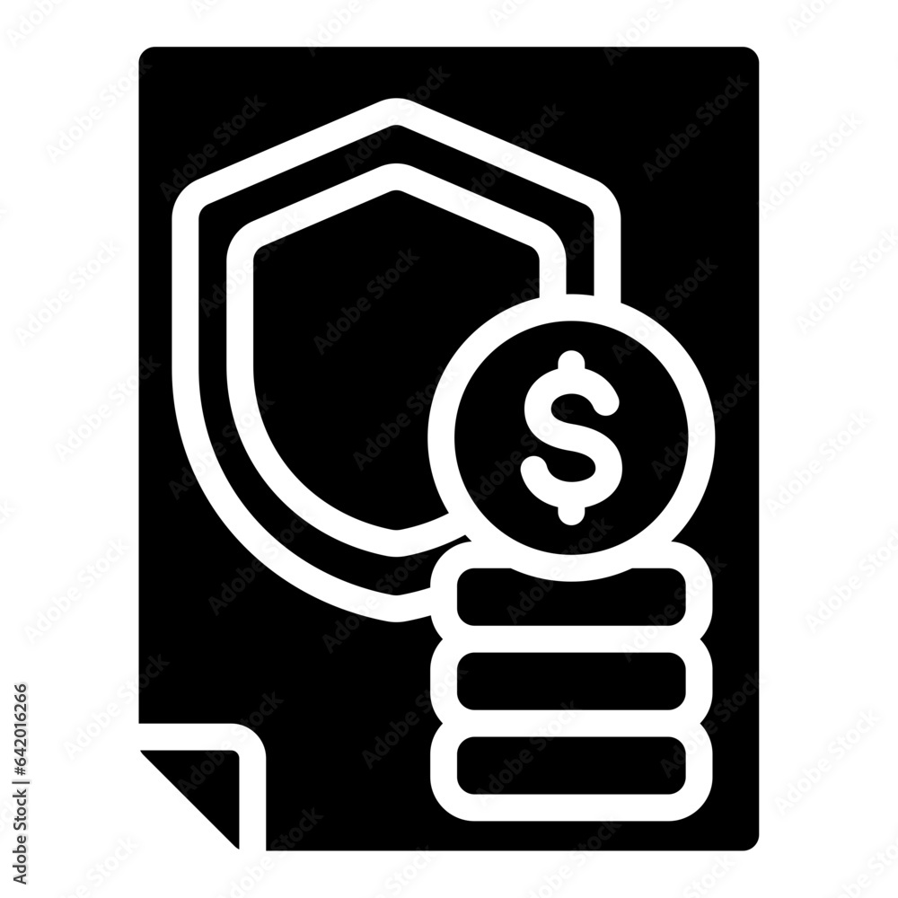 Indemnity Provisions Glyph Icon