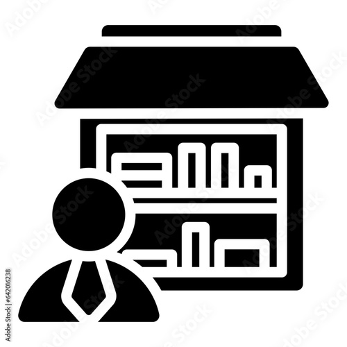 Retailer Glyph Icon