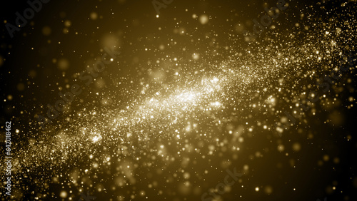 Particles abstract gold event awards trailer titles cinematic concert openers luxury celebration background © xleviathanx