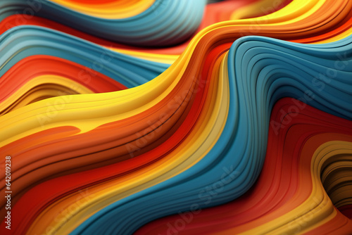 Vibrant Geometric Colorful Pattern Seamless Texture.