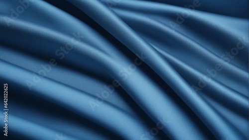 Blue silk fabric textured background