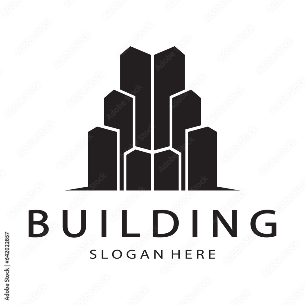 Fototapeta premium Building logo architecture vector illustration design,Real Estate logo template, Logo symbol icon