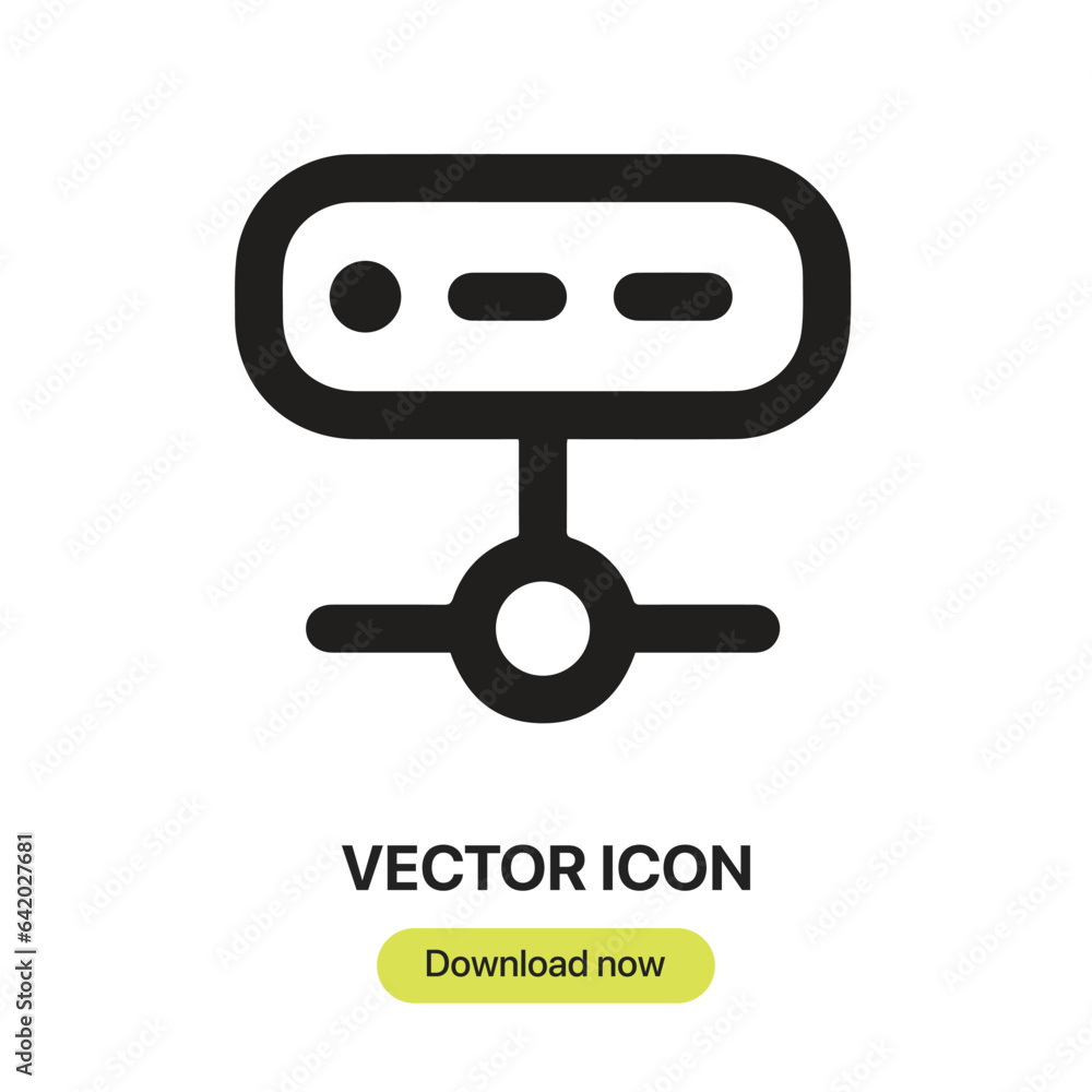 Database icon vector. Linear style sign for mobile concept and web design. Database symbol illustration. Pixel vector graphics - Vector. Database icon vector. Linear style sign for mobile concept and web design. Database symbol illustration. Pixel vector graphics - Vector.