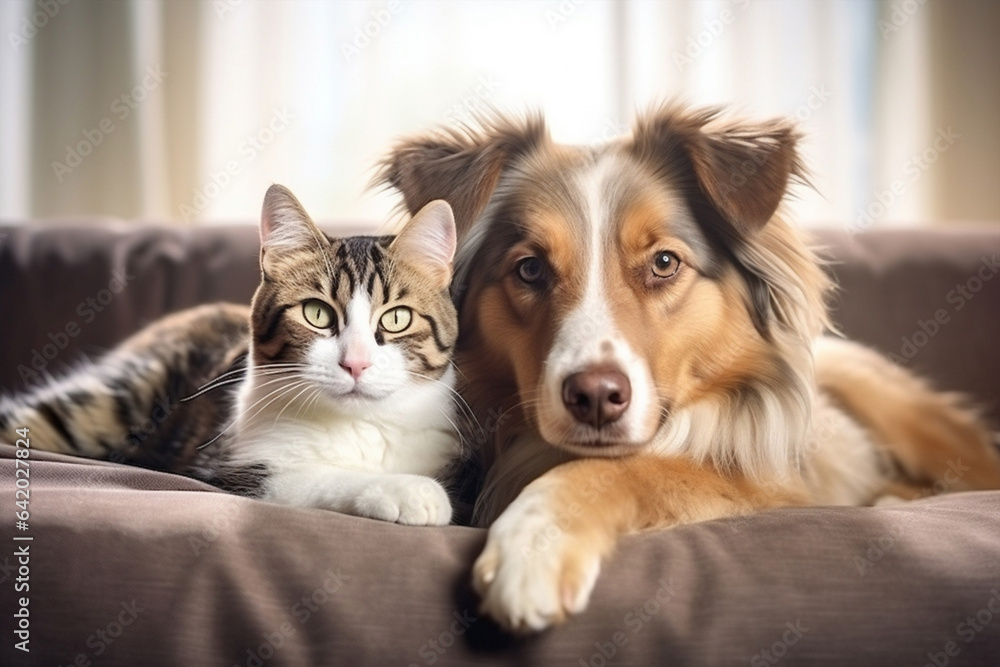 Dog cute friendship animals cat pets kitten Dog cute friendship animals cat pets kitten