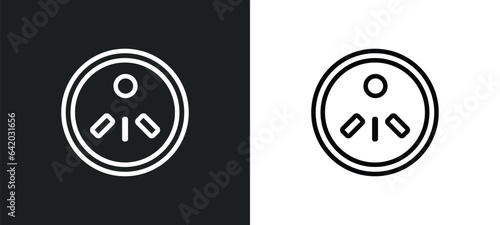 guotie icon isolated in white and black colors. guotie outline vector icon from food collection for web, mobile apps and ui.