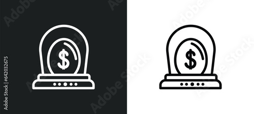 business incubator icon isolated in white and black colors. business incubator outline vector icon from general collection for web, mobile apps and ui.