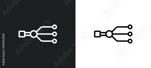 balancer icon isolated in white and black colors. balancer outline vector icon from general collection for web, mobile apps and ui. photo