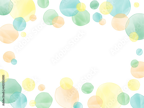 ビタミンカラーのフレーム・背景その2