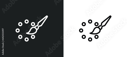 quick selection icon isolated in white and black colors. quick selection outline vector icon from geometry collection for web, mobile apps and ui.
