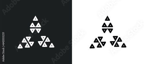 polygonal windmill icon isolated in white and black colors. polygonal windmill outline vector icon from geometry collection for web, mobile apps and ui.