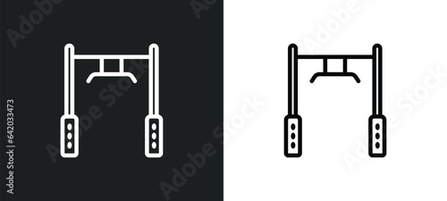 training apparatus icon isolated in white and black colors. training apparatus outline vector icon from gym and fitness collection for web, mobile apps and ui.