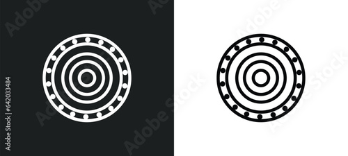 weight drive icon isolated in white and black colors. weight drive outline vector icon from gym and fitness collection for web, mobile apps and ui.
