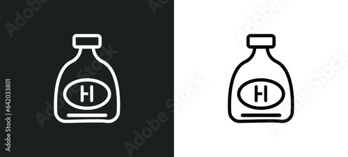 desinfectant icon isolated in white and black colors. desinfectant outline vector icon from health and medical collection for web  mobile apps and ui.
