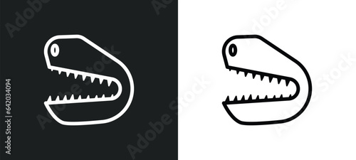 diaur icon isolated in white and black colors. diaur outline vector icon from history collection for web, mobile apps and ui.