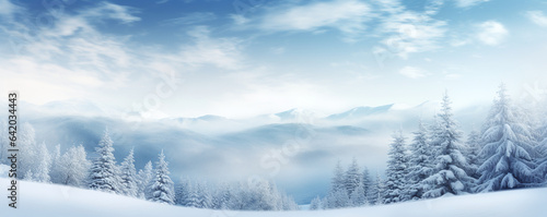 Enchanted Snowy Landscape © worldofbackgrounds