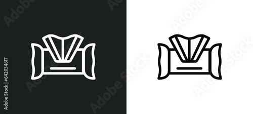 baby wipe icon isolated in white and black colors. baby wipe outline vector icon from hygiene collection for web, mobile apps and ui.