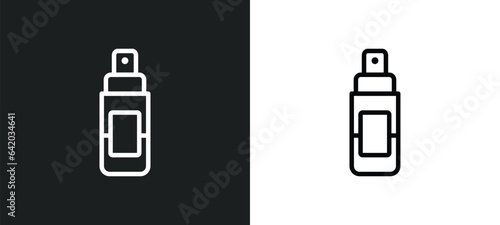 shaving gel icon isolated in white and black colors. shaving gel outline vector icon from hygiene collection for web, mobile apps and ui.