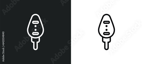 kartikeya icon isolated in white and black colors. kartikeya outline vector icon from india collection for web, mobile apps and ui.