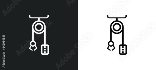 Foto sheave icon isolated in white and black colors