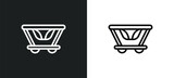 walker icon isolated in white and black colors. walker outline vector icon from kid and baby collection for web, mobile apps and ui.