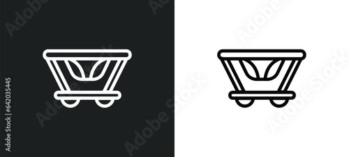 walker icon isolated in white and black colors. walker outline vector icon from kid and baby collection for web, mobile apps and ui.