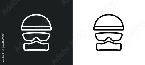 icon isolated in white and black colors. outline vector icon from law and justice collection for web, mobile apps and