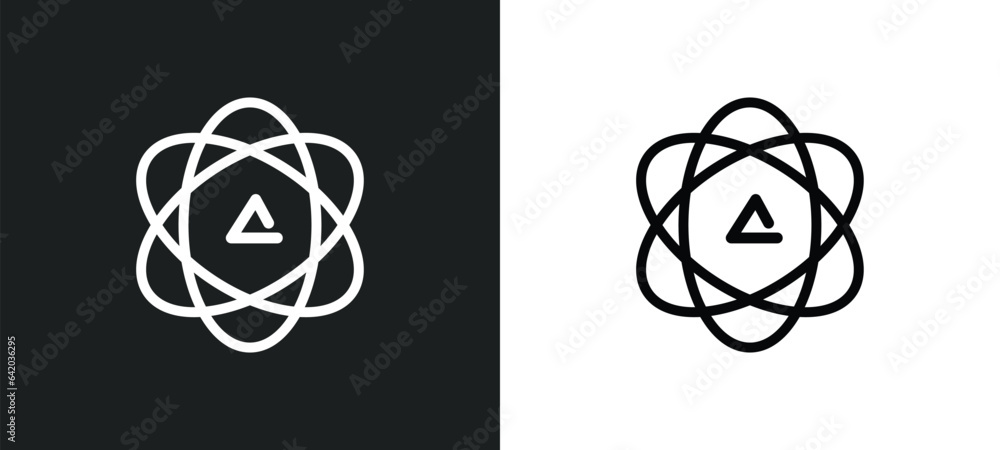 agticism icon isolated in white and black colors. agticism outline vector icon from religion collection for web, mobile apps and ui. - obrazy, fototapety, plakaty 