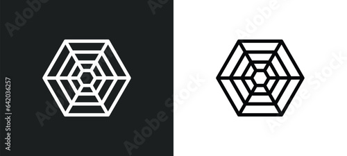 pagan icon isolated in white and black colors. pagan outline vector icon from religion collection for web, mobile apps and ui.
