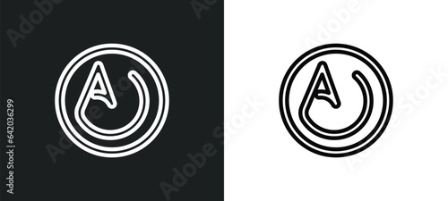 asceticism icon isolated in white and black colors. asceticism outline vector icon from religion collection for web, mobile apps and ui.
